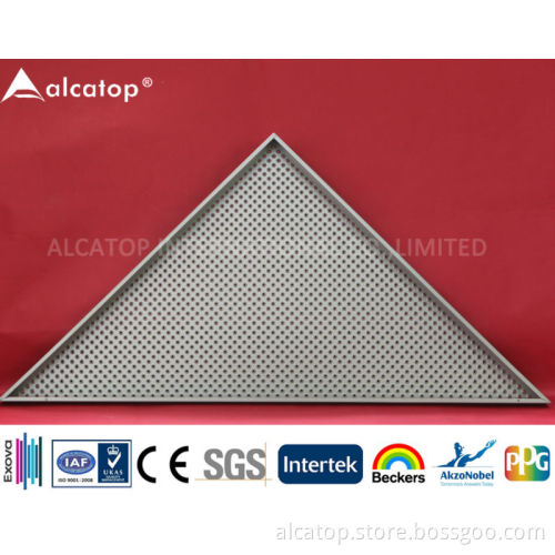 Construction Material Irregular Aluminum Ceiling